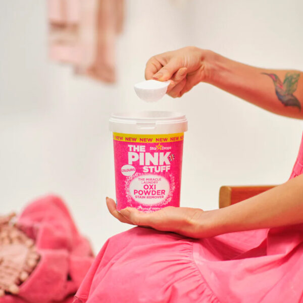 Second image of The Pink Stuff Oxi Powder Stain Remover for Colours